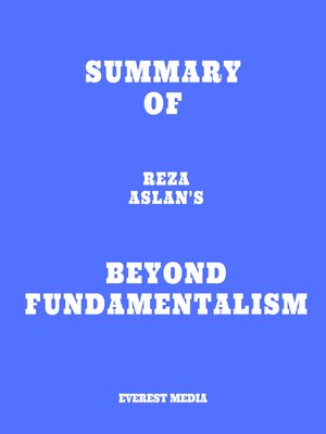 cover image of Summary of Reza Aslan's Beyond Fundamentalism
